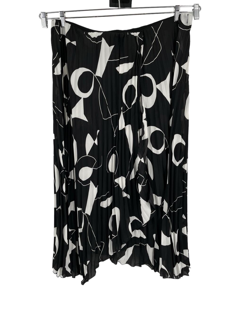 City Chic skirt Emily Abstract black white size XL 22 - DEFECT
